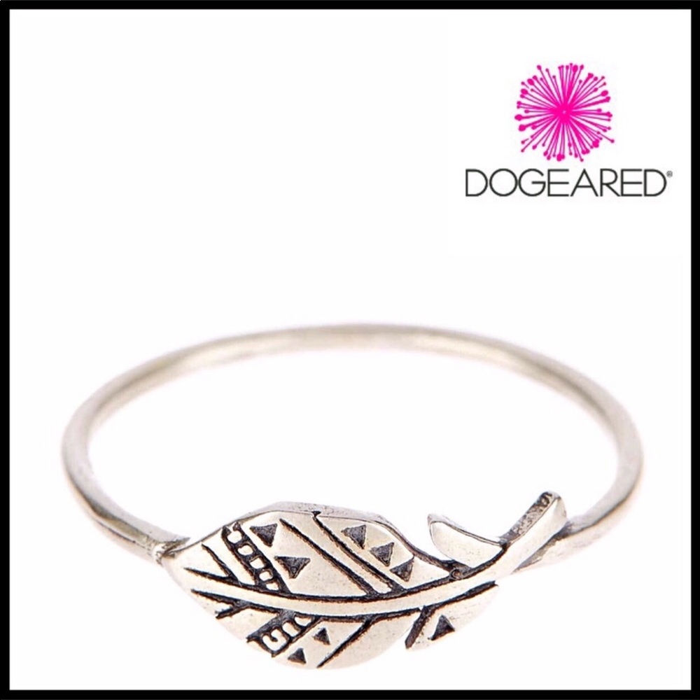 DOGEARED SILVER ETCHED BBOHO RING - Picture 8 of 8